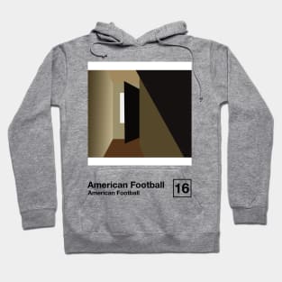 American Football / Minimalist Graphic Poster Art Design Hoodie